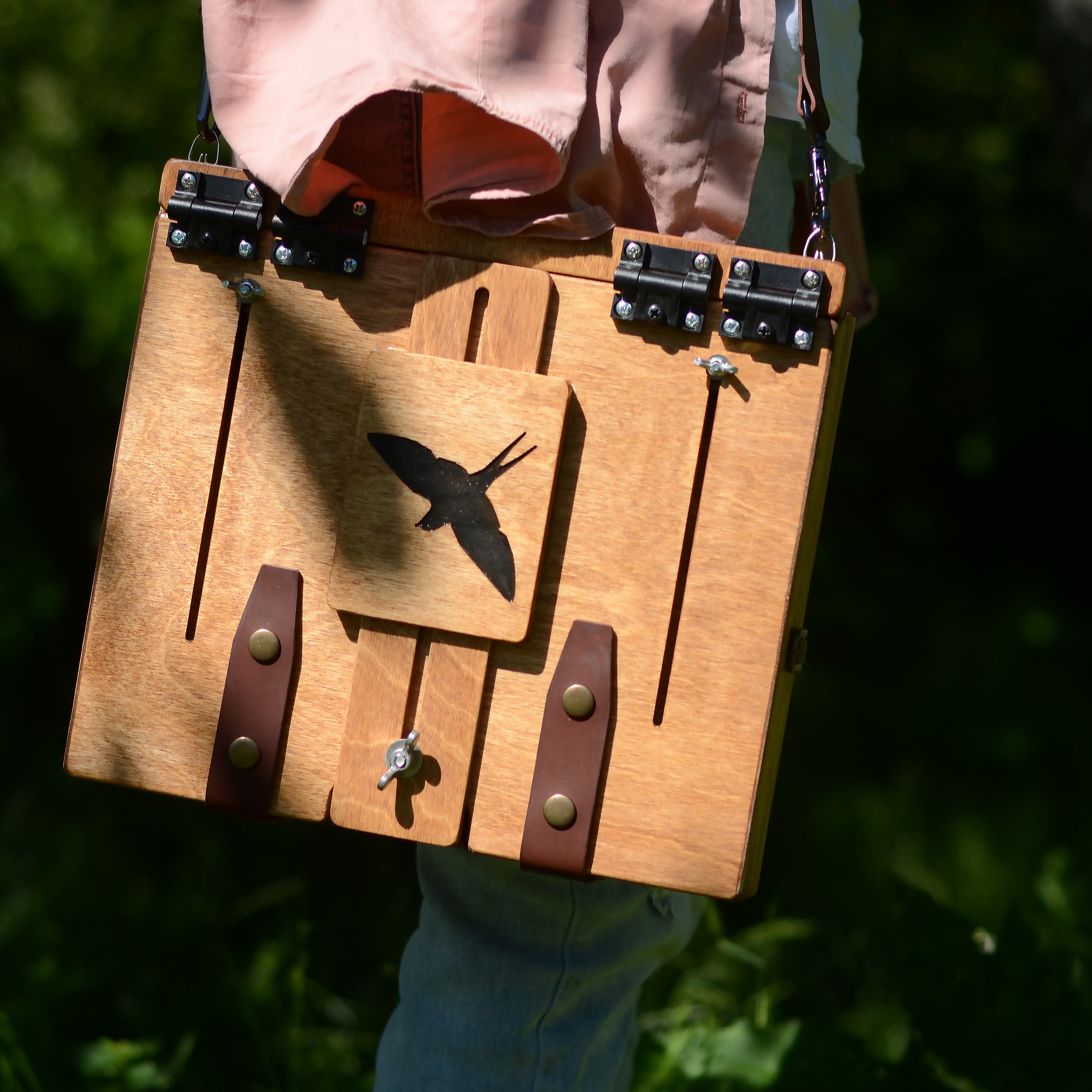 Martlet 10×12 pochade box - side wet panel carrier (made to order)
