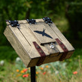 Martlet for 8x10 panels - Side wet panel carrier, built-in palette (old wood)