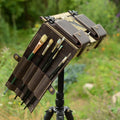 All-In-One pochade box for 6x10" panels (old wood)