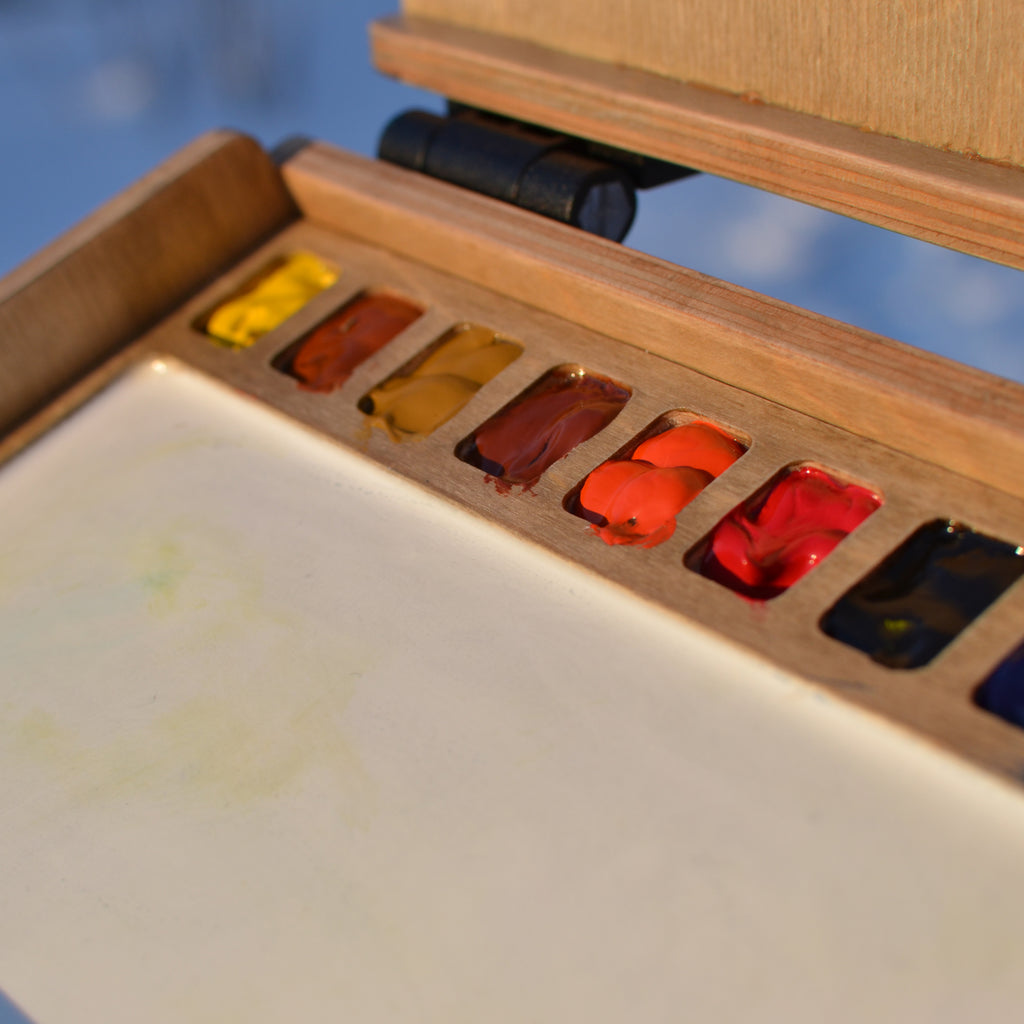 Watercolor pochade box 5x7 (made to order)