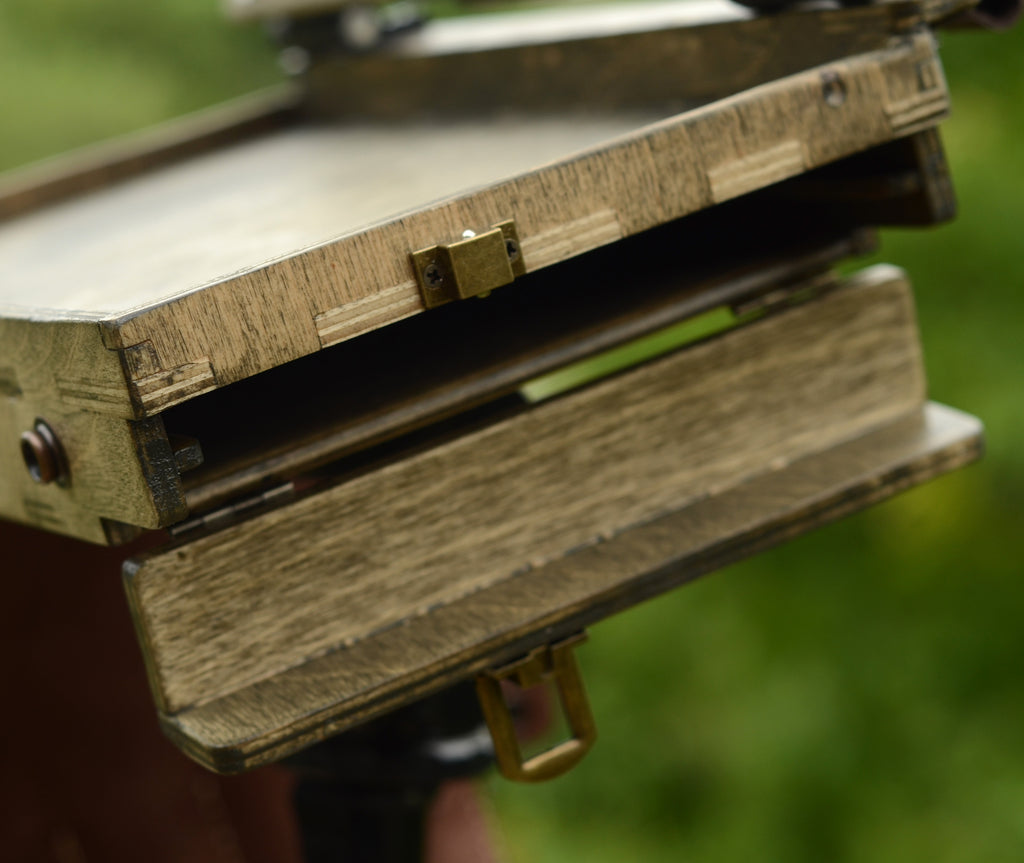 All-In-One pochade box for 6x10" panels (old wood)