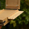 Side brush holder with holes