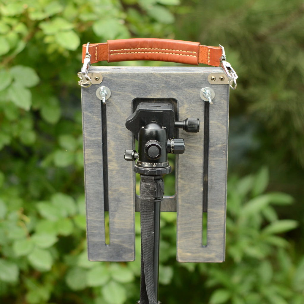 Tripod easel and wet panel carrier