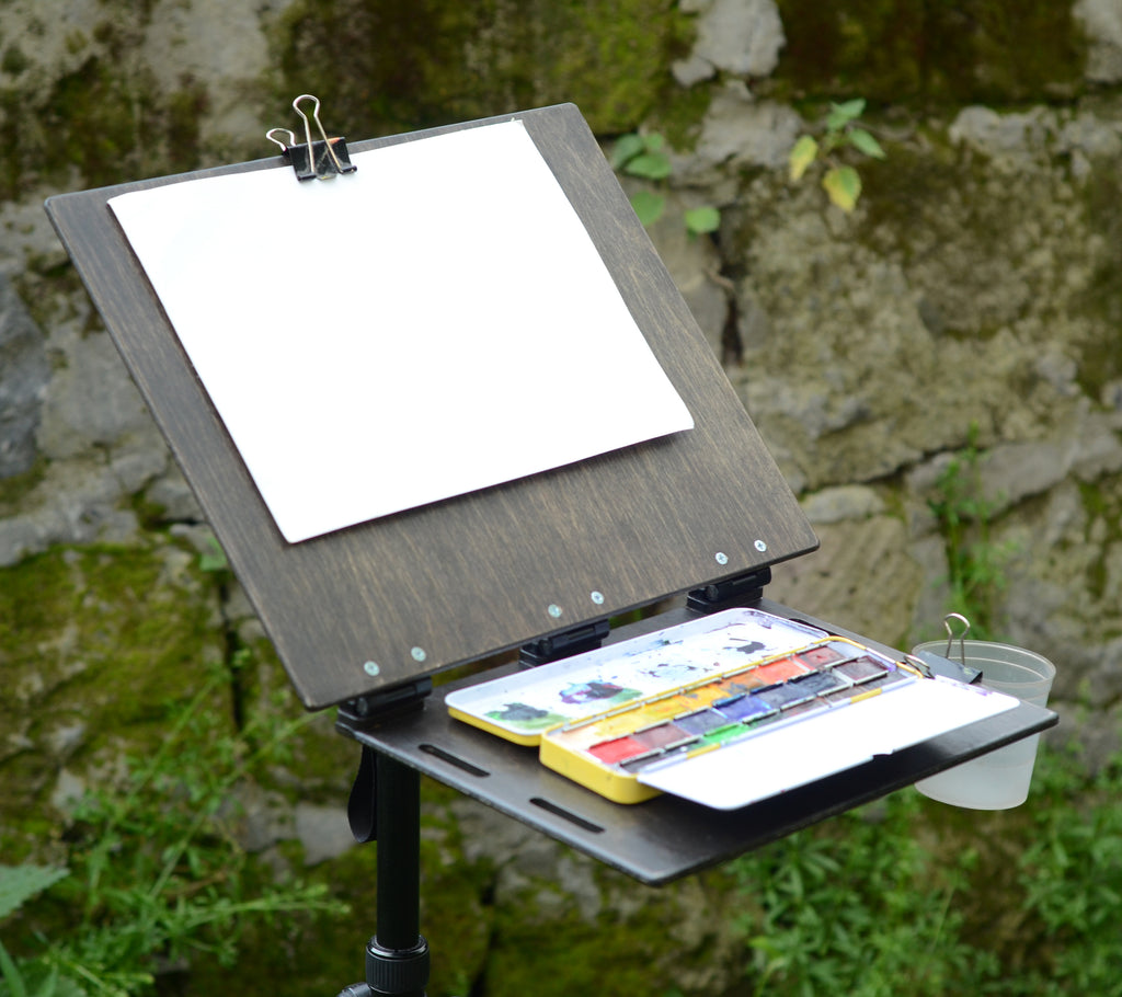 11x14 watercolor easel for metal palettes (made to order)