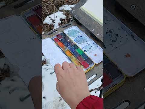 11x14 watercolor easel for metal palettes (made to order)