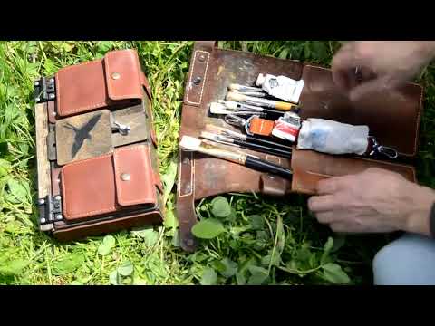 All-In-One pochade box for 6x10" panels (made to order)