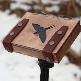 Watercolor pochade box for 5x7" paper - Rosewood