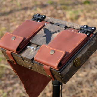 All-In-One pochade box for 6x10" panels (black wood)